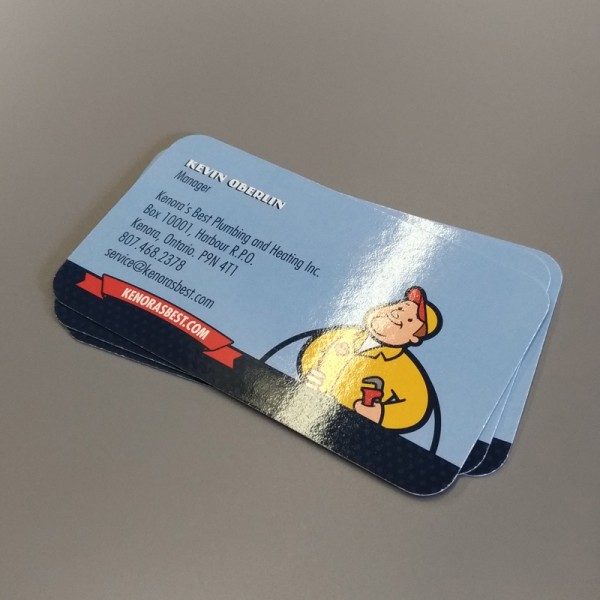 2" x 3.5" Round Corner Business Cards Full UV both sides