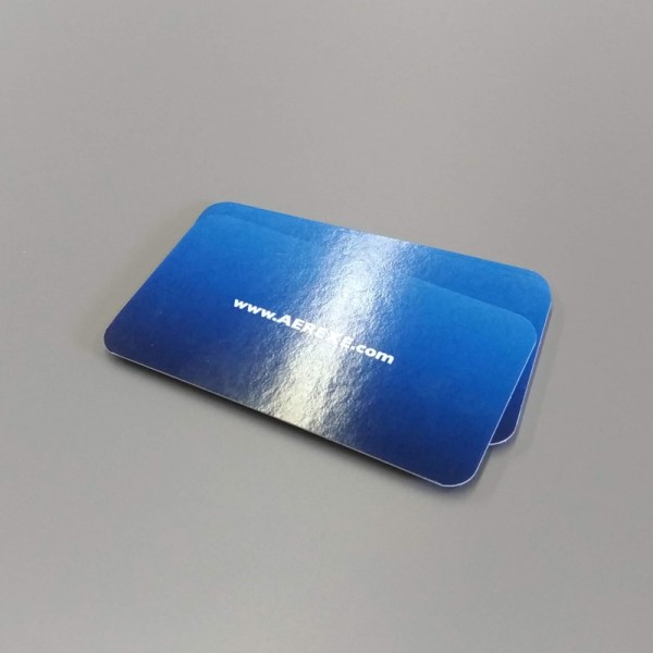 2" x 3.5" Round Corner Business Cards Full UV on one side