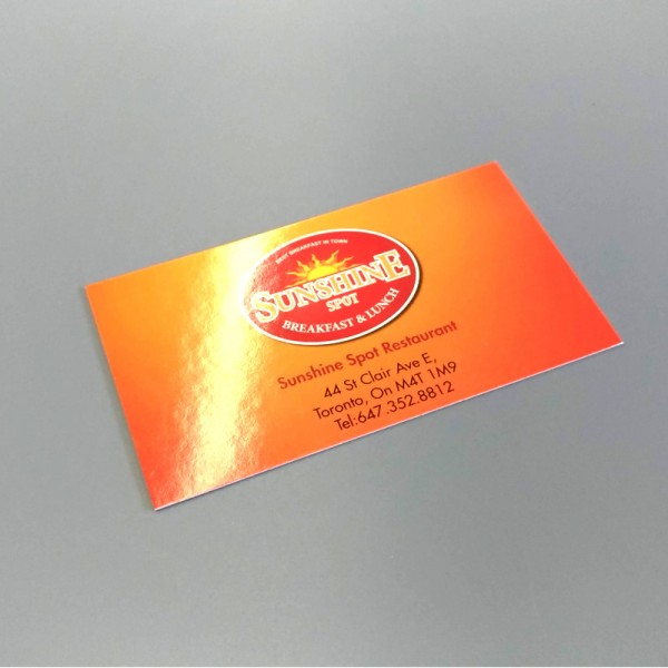 2" x 3.5" UV Glossy Business Cards