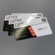 2" x 3.5"  UV Glossy Business Cards with round corners & full UV one side