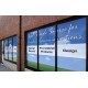 See Through Window Graphics - up to 22 square feet