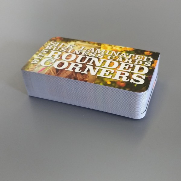 2" x 3.5" Round Corner Business Cards with silk lamination 2" x 3.5" Round Corner Business Cards with silk lamination