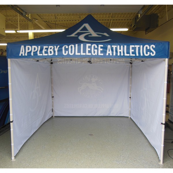 10 x 10 Custom Pop Up Event Tent with backwall