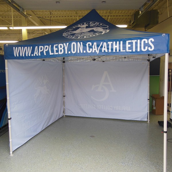 10 x 10 Custom Pop Up Event Tent with backwall