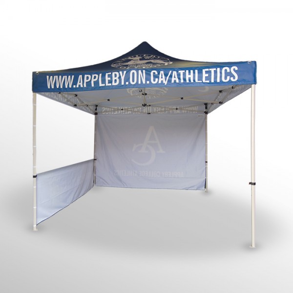 10 x 10 Custom Pop Up Event Tent with full colour backwall and sides