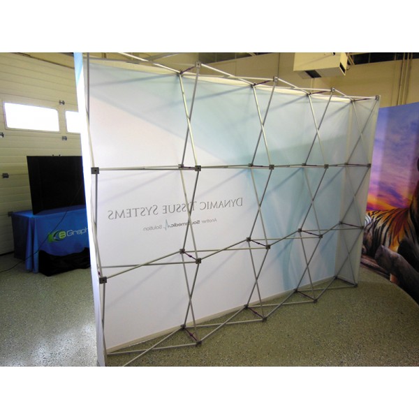 Hopup 12FT Wide Straight Fabric Trade Show Display Hopup 12FT Wide Straight Fabric Trade Show Display