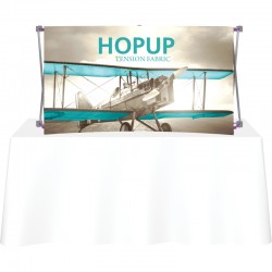 Hopup 5FT Wide Curved Tabletop Trade Show Display Hopup 5FT Wide Curved Tabletop Trade Show Display