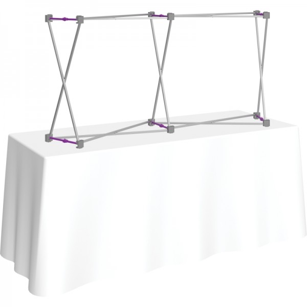 Hopup 5FT Wide Curved Tabletop Trade Show Display Hopup 5FT Wide Curved Tabletop Trade Show Display