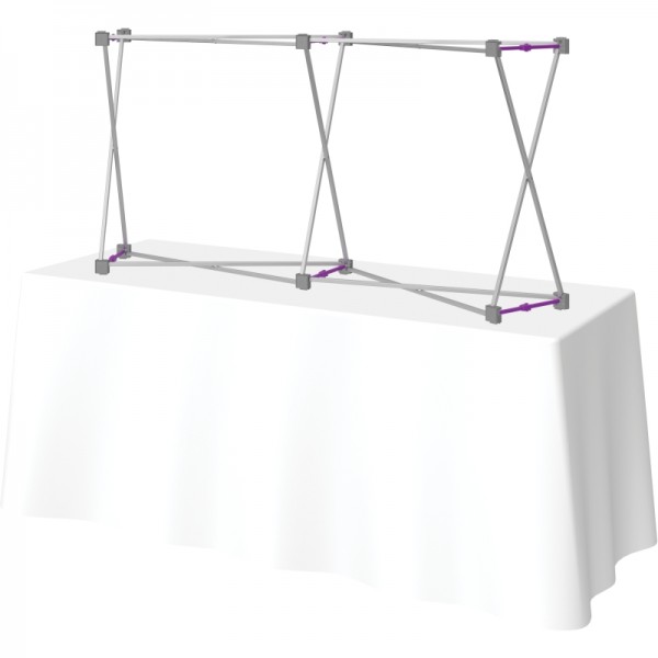 Hopup 5FT Wide Curved Tabletop Trade Show Display Hopup 5FT Wide Curved Tabletop Trade Show Display