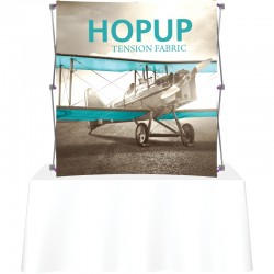 Hopup 5FTx5FT Curved Tabletop Trade Show Display Hopup 5FTx5FT Curved Tabletop Trade Show Display