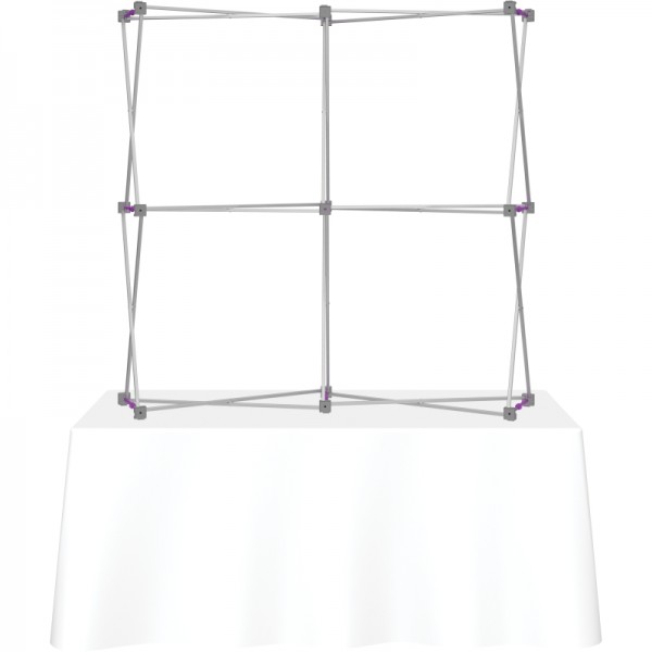 Hopup 5FTx5FT Curved Tabletop Trade Show Display Hopup 5FTx5FT Curved Tabletop Trade Show Display