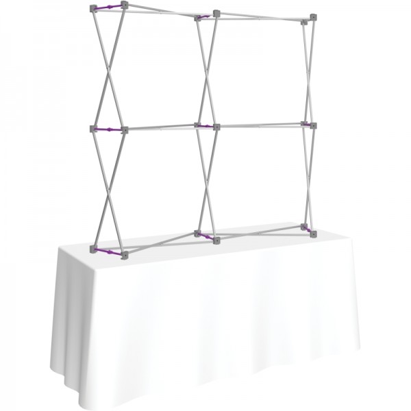 Hopup 5FTx5FT Curved Tabletop Trade Show Display Hopup 5FTx5FT Curved Tabletop Trade Show Display