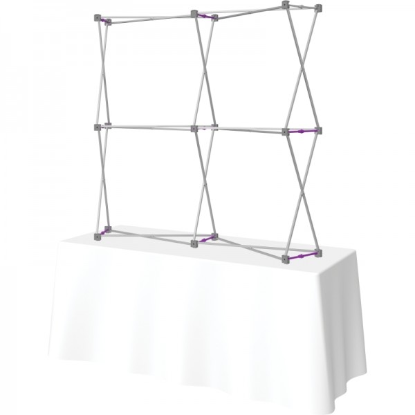 Hopup 5FTx5FT Curved Tabletop Trade Show Display Hopup 5FTx5FT Curved Tabletop Trade Show Display