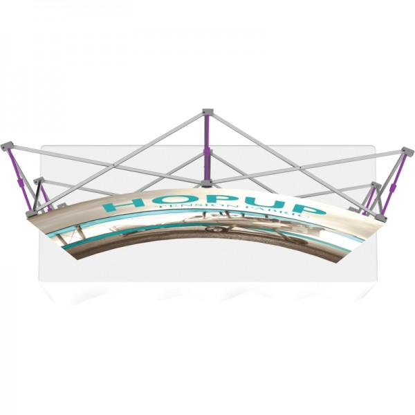 Hopup 5FTx5FT Curved Tabletop Trade Show Display Hopup 5FTx5FT Curved Tabletop Trade Show Display