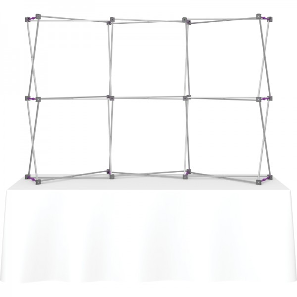 Hopup 7.5FT Wide Curved Tabletop Trade Show Display Hopup 7.5FT Wide Curved Tabletop Trade Show Display