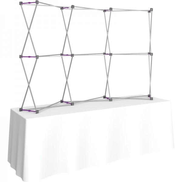 Hopup 7.5FT Wide Curved Tabletop Trade Show Display