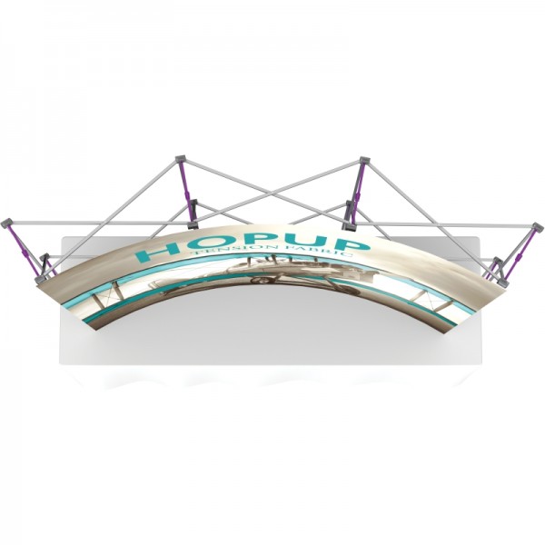 Hopup 7.5FT Wide Curved Tabletop Trade Show Display Hopup 7.5FT Wide Curved Tabletop Trade Show Display