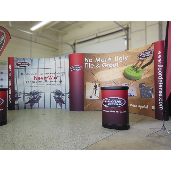 20'W x 8'H Winged Pop Up Trade Show Display