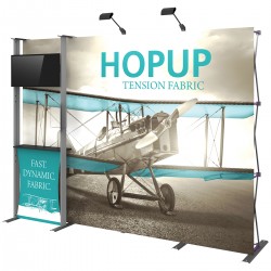Dimension 10FT Wide Straight Trade Show Display Kit 3 Dimension 10FT Wide Straight Trade Show Display Kit 3