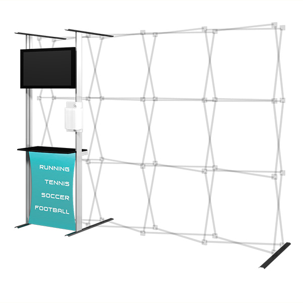 Dimension 7.5FT Wide Trade Show Accessory Kit 3