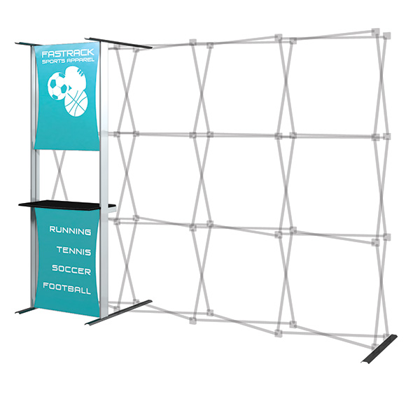 Dimension 7.5FT Wide Trade Show Accessory Kit 4