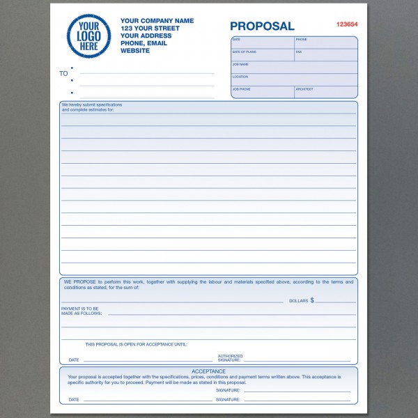 Proposal Forms
