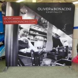 Economy 8FT Straight Fabric Trade Show Display Economy 8FT Straight Fabric Trade Show Display