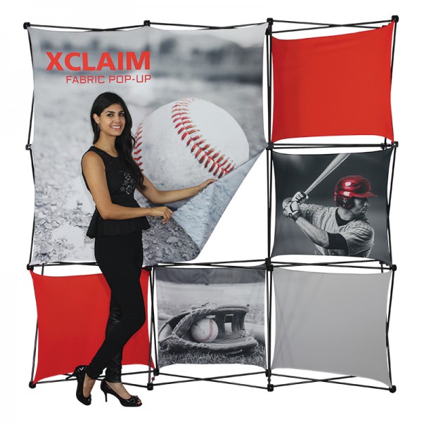 7.5FT Wide Multi-Panel Fabric Trade Show Display Kit 3 7.5FT Wide Multi-Panel Fabric Trade Show Display Kit 3