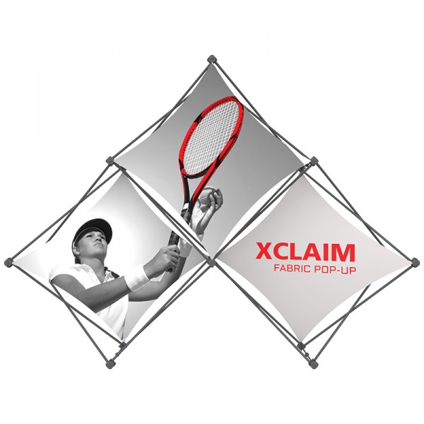 7FT Wide Multi-Panel Fabric Trade Show Display Kit 1