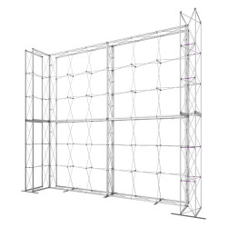 17' w x 14.8' h U-Shaped Stackable Fabric Display 17' w x 14.8' h U-Shaped Stackable Fabric Display