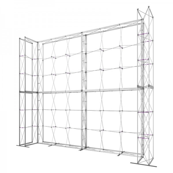17' w x 14.8' h U-Shaped Stackable Fabric Display 17' w x 14.8' h U-Shaped Stackable Fabric Display