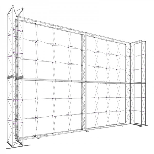 21' w x 14.8' h U-Shape Stackable Fabric Display 21' w x 14.8' h U-Shape Stackable Fabric Display