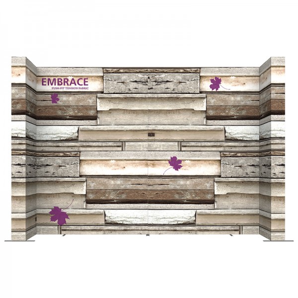 21' w x 14.8' h U-Shape Stackable Fabric Display 21' w x 14.8' h U-Shape Stackable Fabric Display