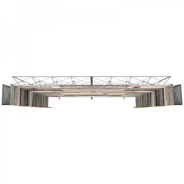 21' w x 14.8' h U-Shape Stackable Fabric Display 21' w x 14.8' h U-Shape Stackable Fabric Display
