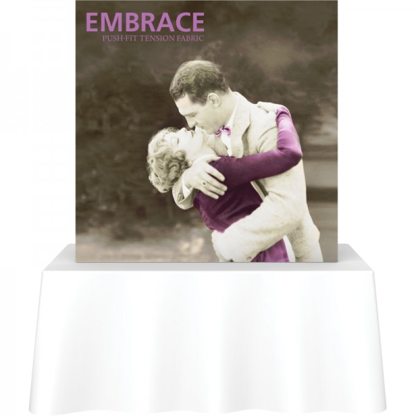 Push Fit 5 FT Wide Straight Tabletop Display Push Fit 5 FT Wide Straight Tabletop Display