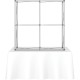 Push Fit 5 FT Wide Straight Tabletop Display Push Fit 5 FT Wide Straight Tabletop Display
