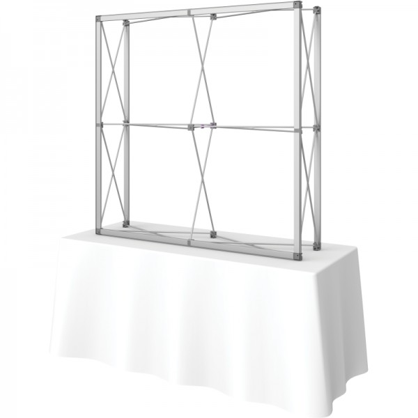 Push Fit 5 FT Wide Straight Tabletop Display Push Fit 5 FT Wide Straight Tabletop Display