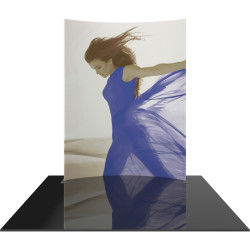 Extra Tall 8 FT Wide Curved Fabric Display Extra Tall 8 FT Wide Curved Fabric Display