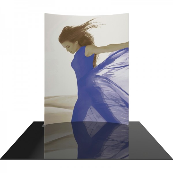 Extra Tall 8 FT Wide Curved Fabric Display