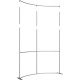 Extra Tall 8 FT Wide Curved Fabric Display