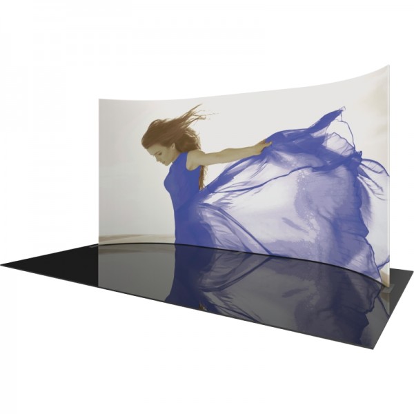 Extra Tall 20 FT Wide Curved Fabric Display Extra Tall 20 FT Wide Curved Fabric Display