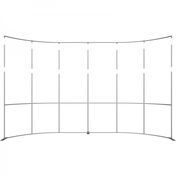 Extra Tall 20 FT Wide Curved Fabric Display Extra Tall 20 FT Wide Curved Fabric Display