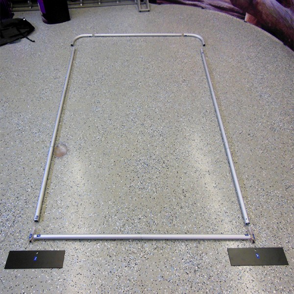 47 Inch Wide Straight Fabric Banner Stand 47 Inch Wide Straight Fabric Banner Stand