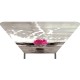 47 Inch Wide Straight Fabric Banner Stand 47 Inch Wide Straight Fabric Banner Stand