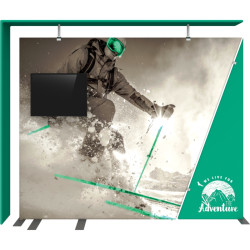 10 FT Designer Fabric Trade Show Display Kit 8