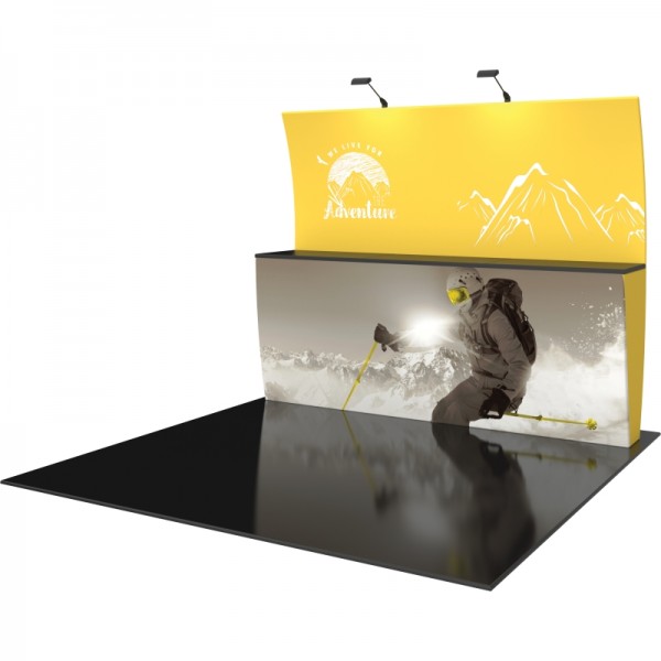 10 FT Designer Fabric Trade Show Display Kit 13