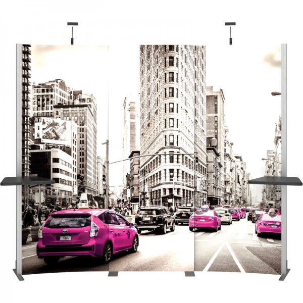 10ft Hybrid Modular Tradeshow Display Kit 1