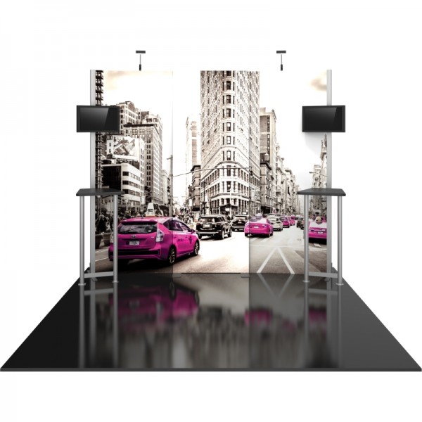 10ft Hybrid Modular Tradeshow Display Kit 1