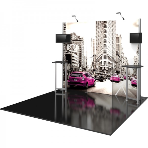10ft Hybrid Modular Tradeshow Display Kit 1