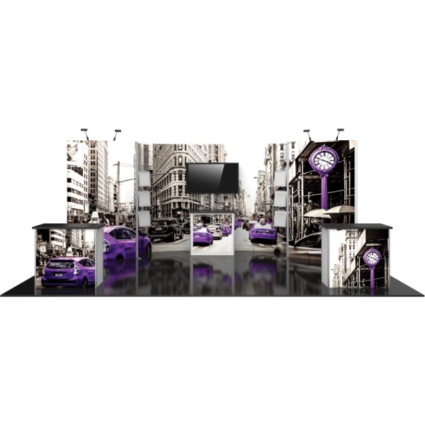 20ft Hybrid Modular Tradeshow Display Kit 10